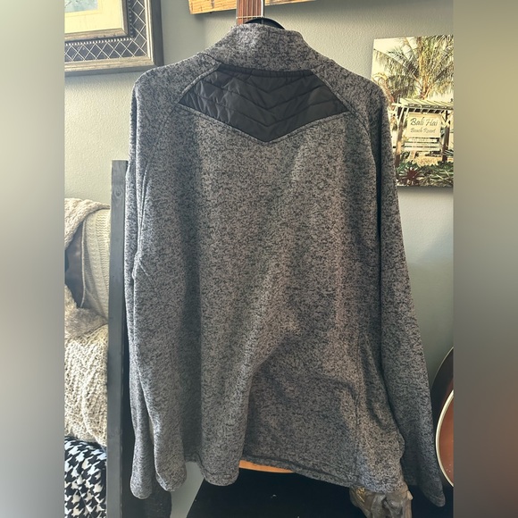 NRA Gray Quarter-Zip Fleece Sweater - Picture 5 of 5